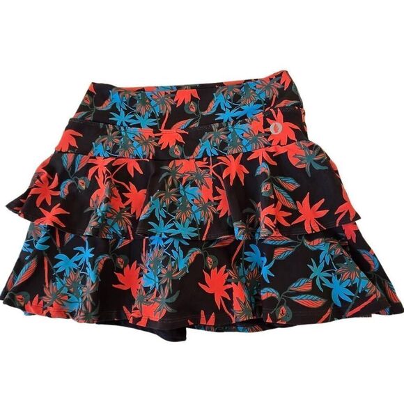 Dona Jo Womens Tropical Tennis Flirty Skort and Top Set Size Small - Picture 1 of 12